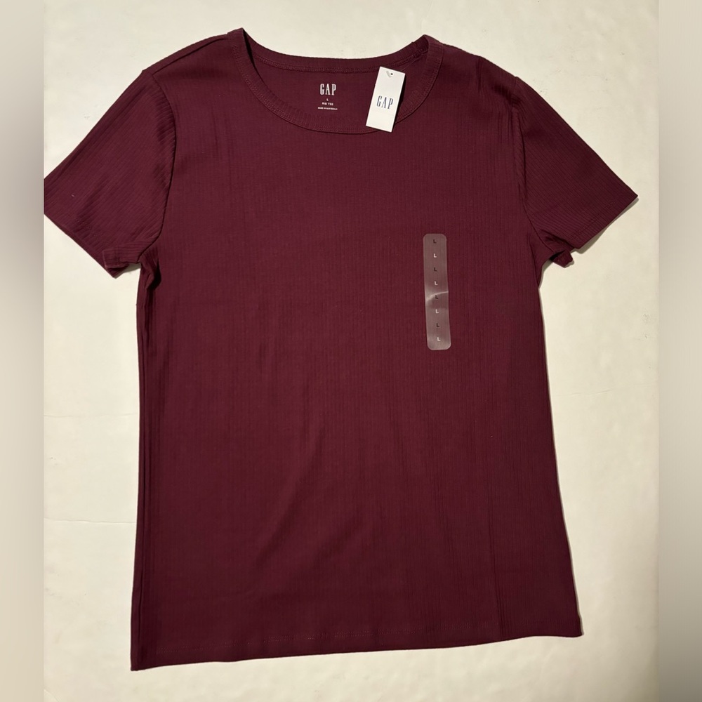 Gap ribbed scoop neck